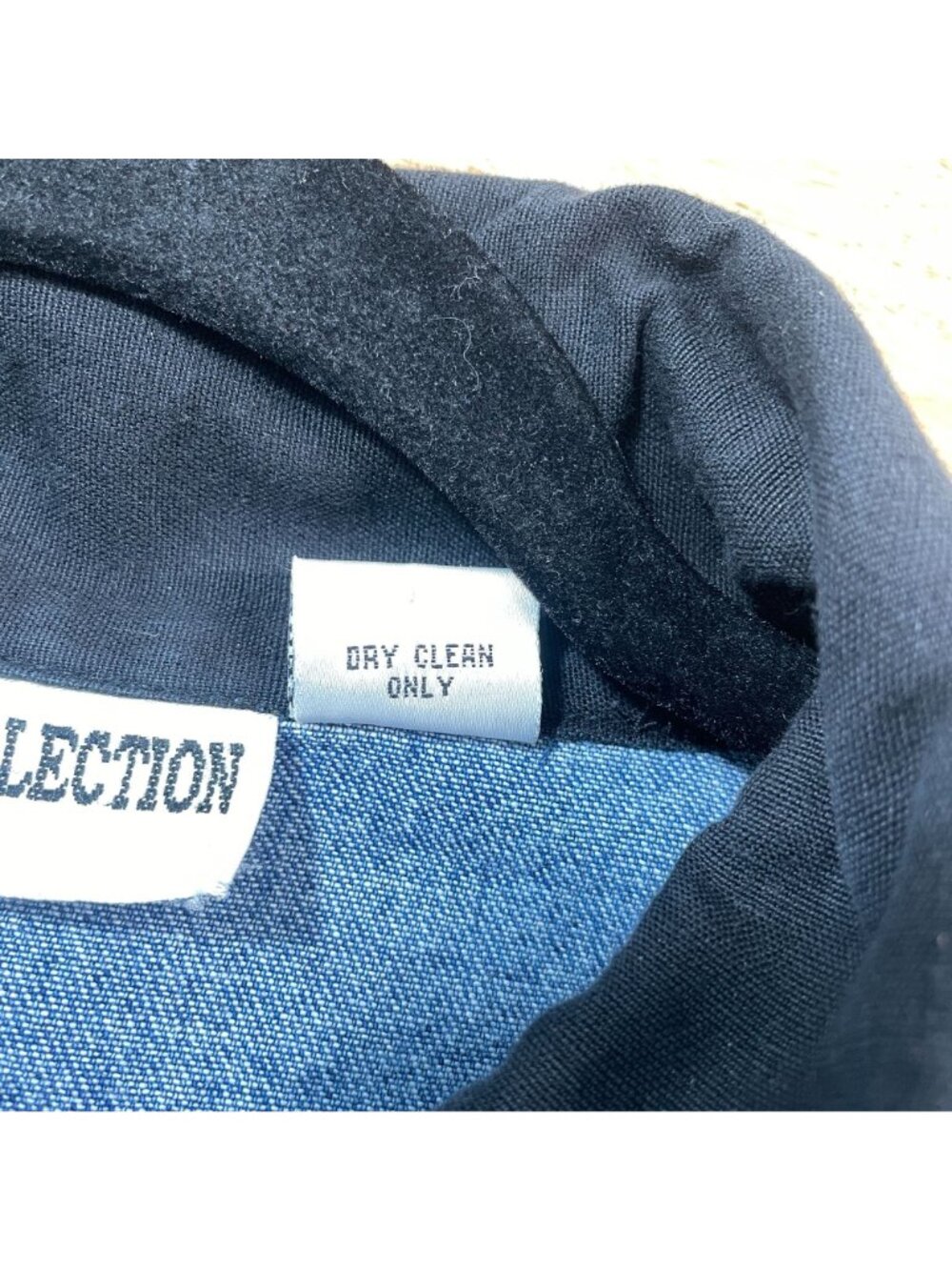 Vintage 90s Beaded Chili Peppers Southwestern Denim Jacket Women L Artsy Boho - Picture 9 of 9